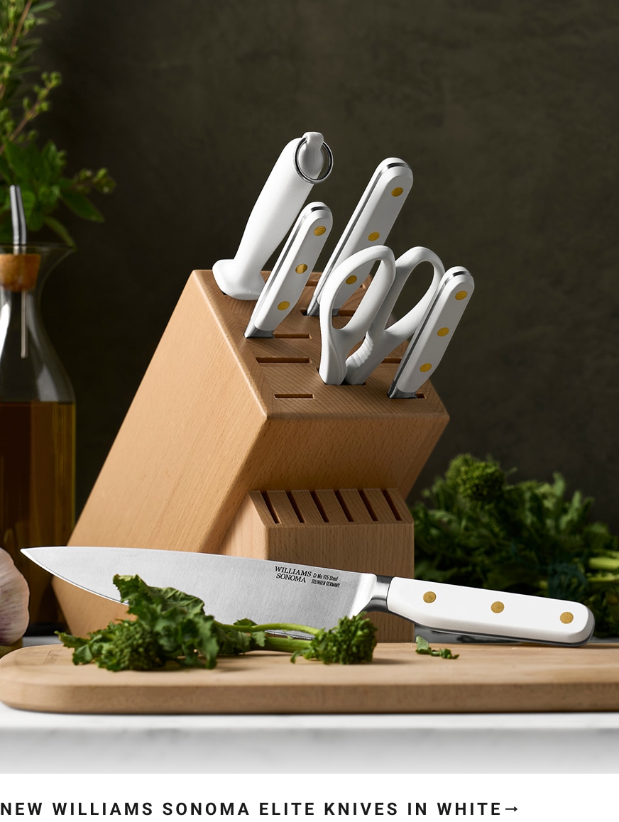 Shop Williams Sonoma Elite Cutlery in White