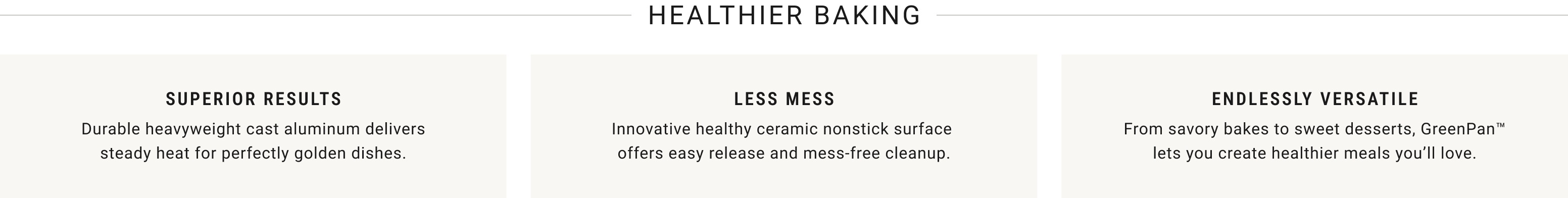 Healthier Baking