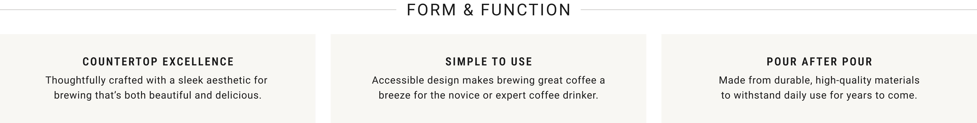 Form & Function