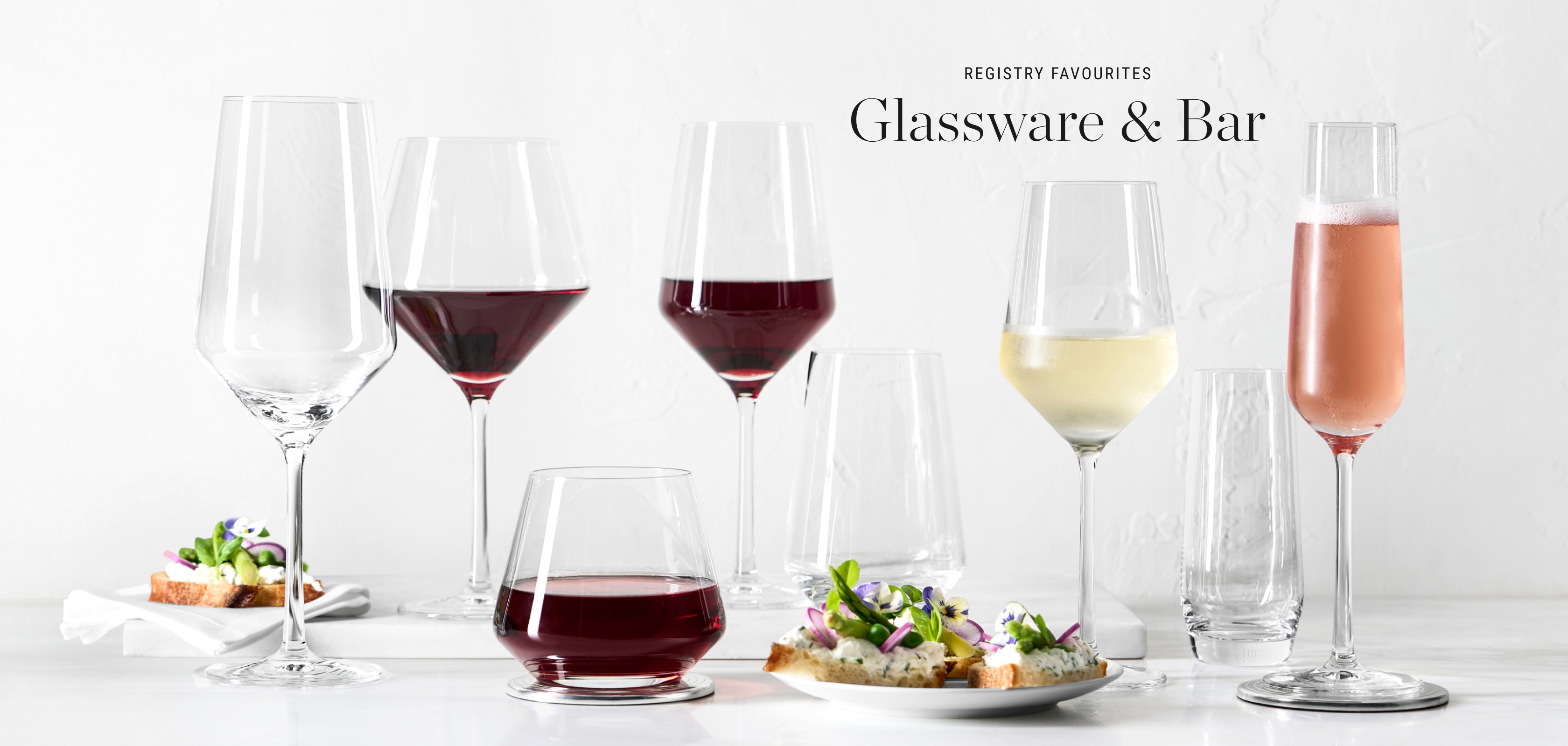 Glassware & Bar Registry Favourites