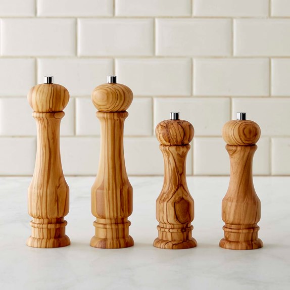 peugeot fidji salt & pepper mills olivewood