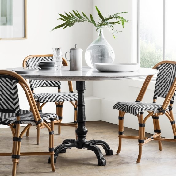 bistro style dining table and chairs