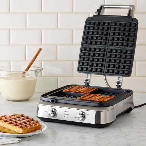 breville no mess round waffle maker