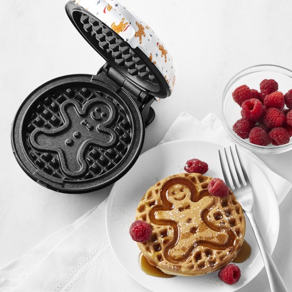 dash snowflake printed waffle maker