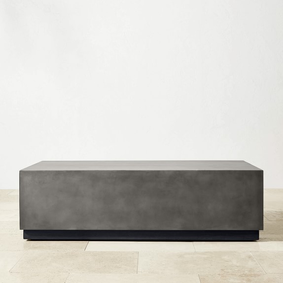 concrete coffee table rectangle