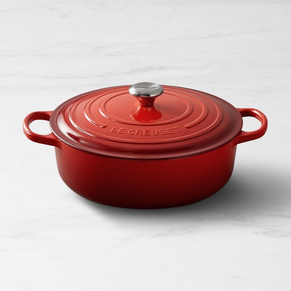 le creuset dutch oven on glass top stove