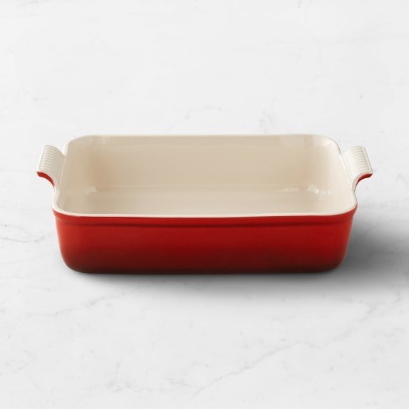 Le Creuset Heritage Lasagna Deep Baker | Stoneware Cerise, 6 3/4 qt.