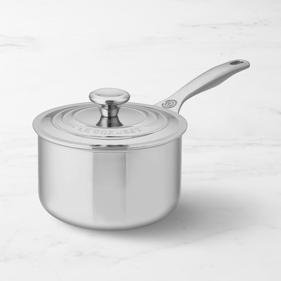 Le Creuset Classic Stainless Steel Saucepan with Lid