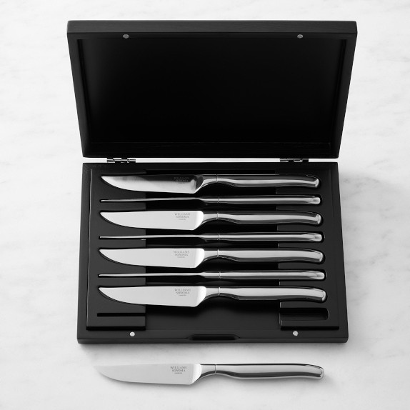 Laguiole Steak Knives Set of 6 – Stainless Steel (Shiny)