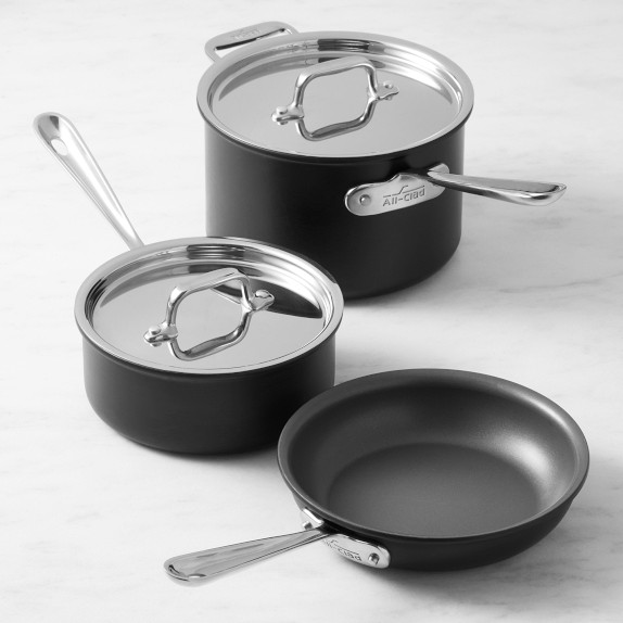 Williams Sonoma All-Clad Essentials Nonstick 10-Piece Cookware Set