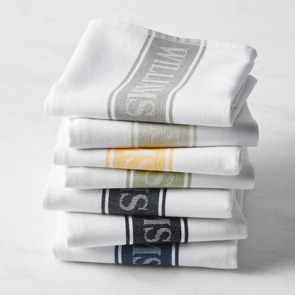 Williams Sonoma Super Absorbent Waffle Weave Kitchen Towels - Set of 4