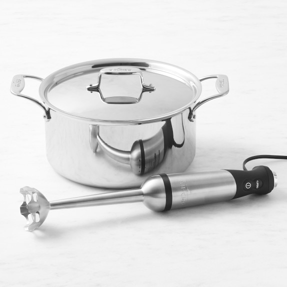 All-Clad 8-Qt 4408 SS Tri-Ply 8-qt Ultimate Soup Pot with ladle