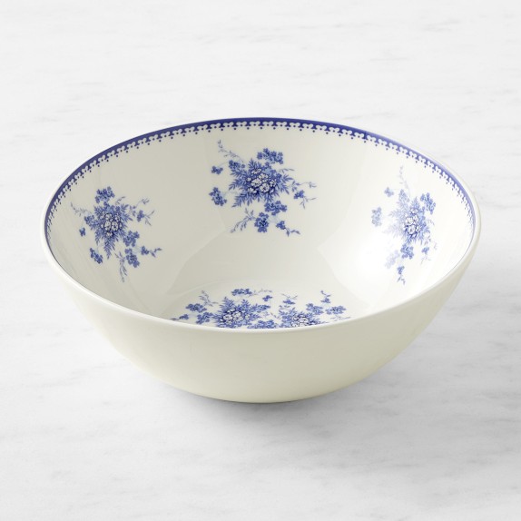 Salad Bowl With Spout 120oz White - Blue Sky Trading