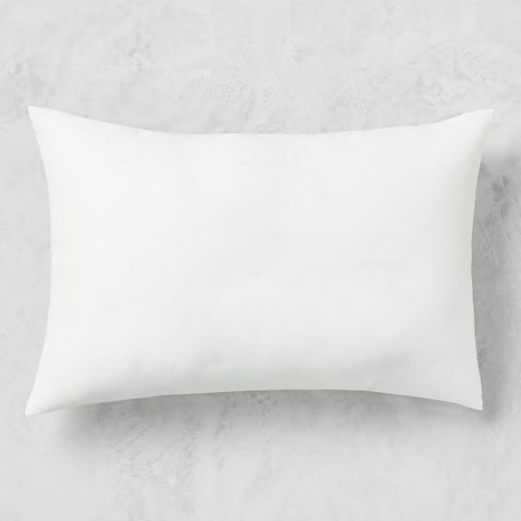 Outdoor Throw Pillow 16 in. x 16 in. Inserts Set of 4 Water Resistant Inserts Hypoallergenic Pillow Insert, White