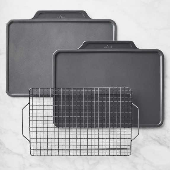 All-Clad Pro-Release Nonstick Bakeware Cooling and Baking Rack 12x17 Inch  Oven Safe 450F Half Sheet, Cookie Sheet, Muffin Pan, Cooling & Baking Rack