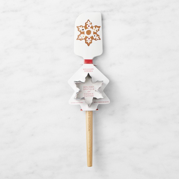 Williams Sonoma Day of the Dead Spatula Medium Black Multi Wooden Handle  NWT