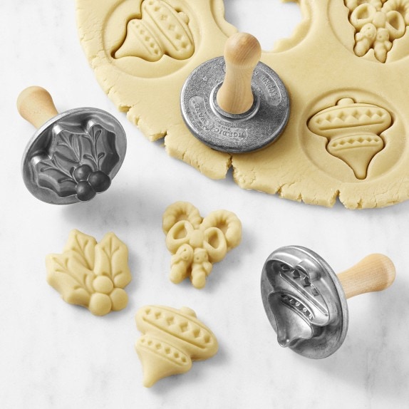 Nordic Ware Snowflake Cookie Stamps - Silver, 3 Piece - King Soopers