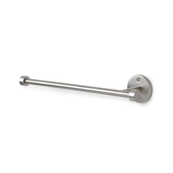 Wood Grip Contemporary Under Cabinet Paper Towel Holder Satin Nickel, 19.69  H 7.09 L 5.12 W - Fry's Food Stores