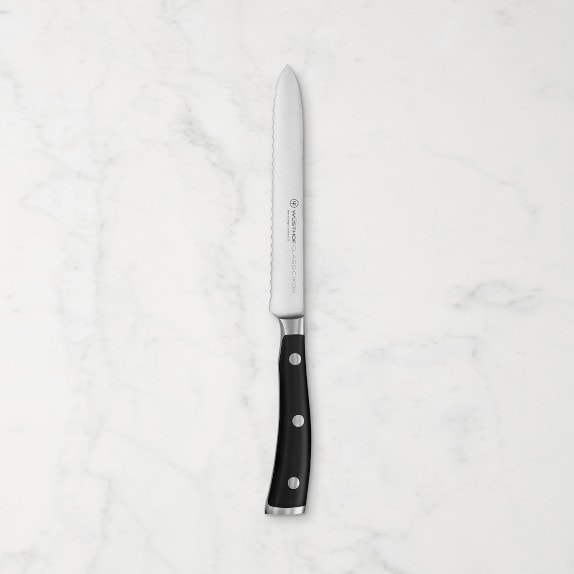 5 Inch Utility Kitchen Ceramic Knife with Cover, Sharp Blade