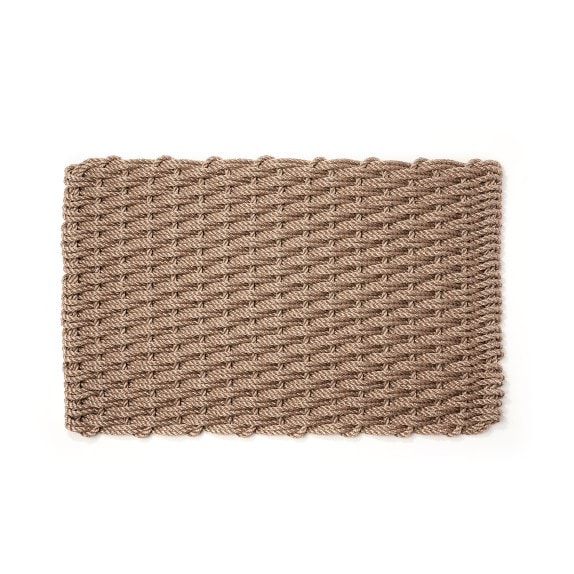 Large Rope Doormat, Two Colors, 21 X 34