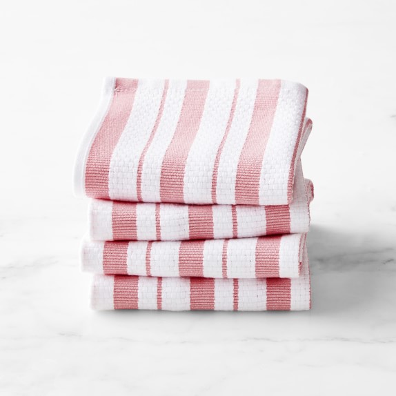 Williams-Sonoma - June 2017 Catalog - Williams Sonoma Bay Stripe Towels,  Set of 4, Navy Blue