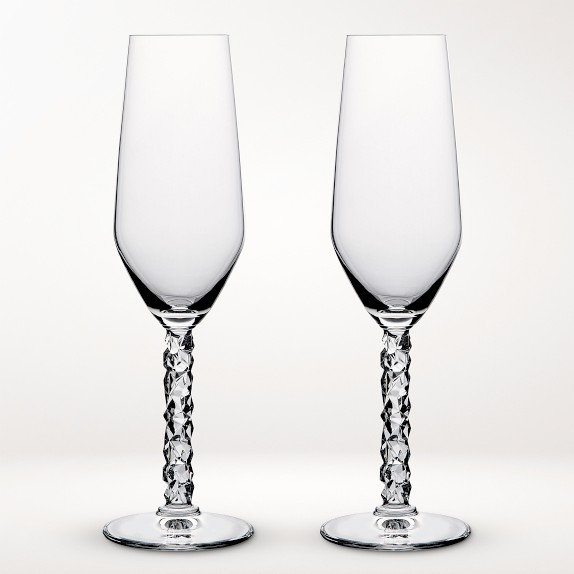 Fiore Champagne Flutes - Set of 2