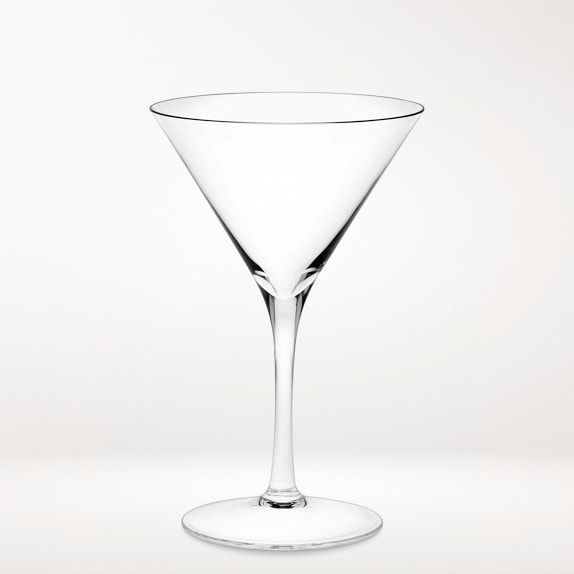 S/4 Hammered Martini Glasses-Clear w/Gold Rim | Global Views - 8.83039