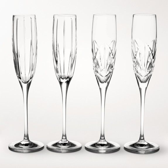 Copper Stemless Champagne Flute Glasses, Set of 4