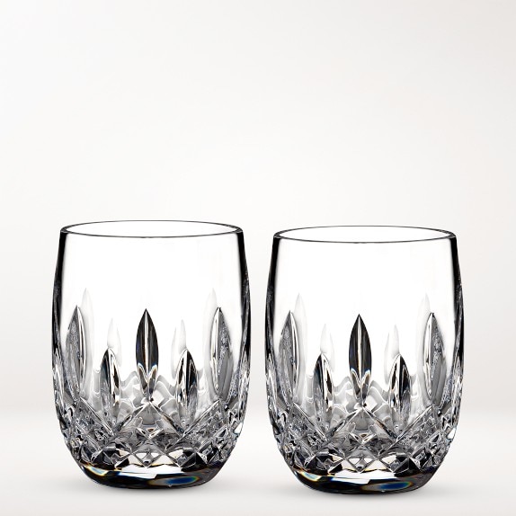 Drinking Glasses with Straws (Set of 2,24 oz) - Glass Cups with