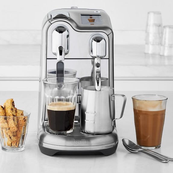 Nespresso Vertuo Creatista Single Serve Coffee Maker, Espresso Machine,  BVE850BSS - Brushed Stainless Steel, Medium