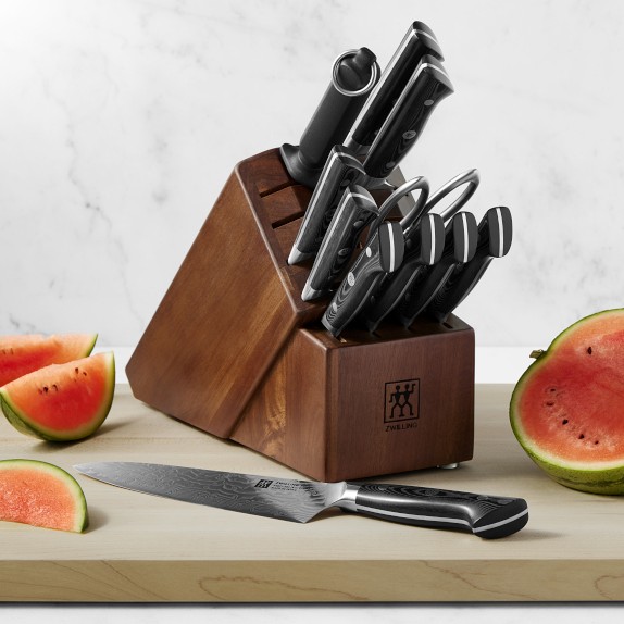 Bob Kramer Stainless Damascus Knife Block Set - 14 Piece – Cutlery