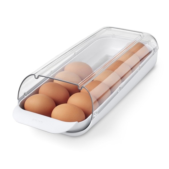 Chicken Egg Holder, Fresh Egg Storage Basket Countertop,Decorative Ceramic  Lid with Wire Basket,Holds 2 Dozen Egg