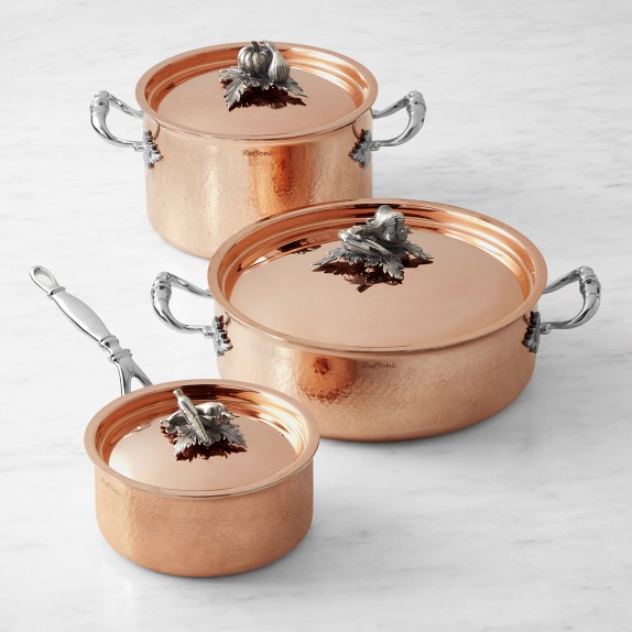 Ruffoni Opus Cupra 4.25 qt Copper Covered Chef Pan