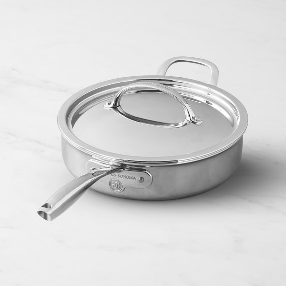 All-Clad D3® Stainless Steel Saute Pan with Lid & Reviews