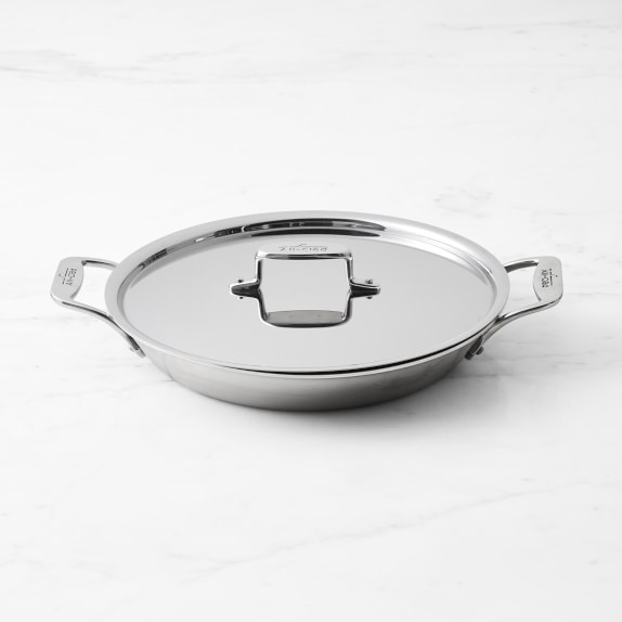 All-Clad d3 Stainless Deep Saute Pan - 6-quart – Cutlery and More