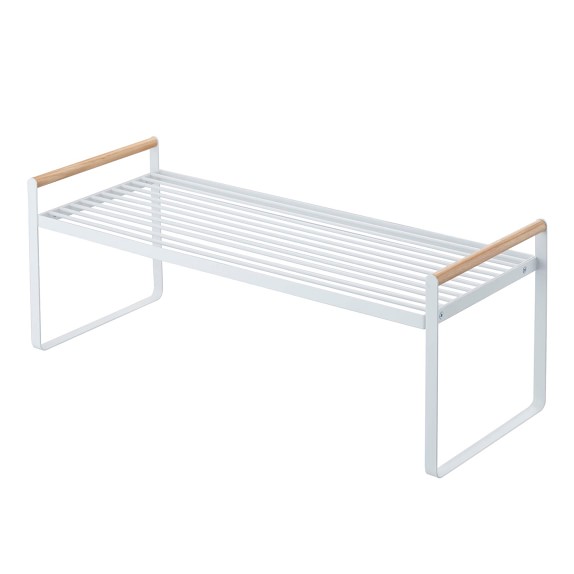 Yamazaki Home Plate Under Shelf Storage Rack - White