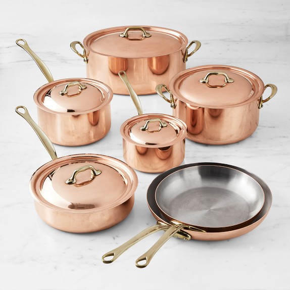 Mauviel M'TRIPLY S Polished Copper & Stainless Steel Sauce Pan