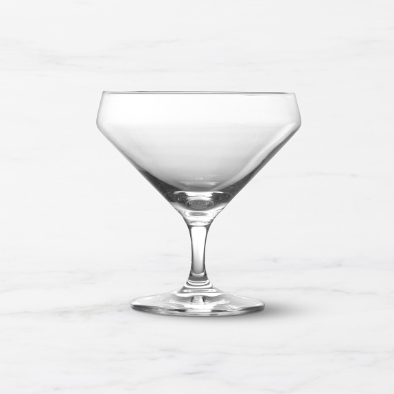 Stemless Crystal-Filled Martini Glass - Set of 6
