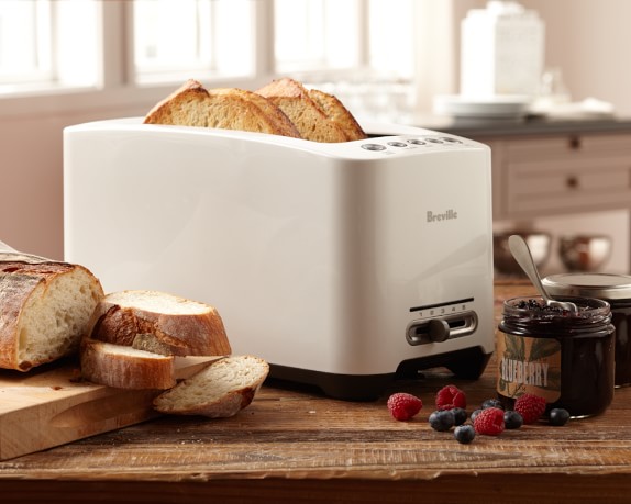 Breville BTA730XL/A Bit More 4-Slice Toaster, Brushed Stainless Steel