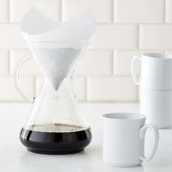 Chemex 6-Cup Glass Pour-Over Coffee Maker with Dark Wood Collar + Reviews
