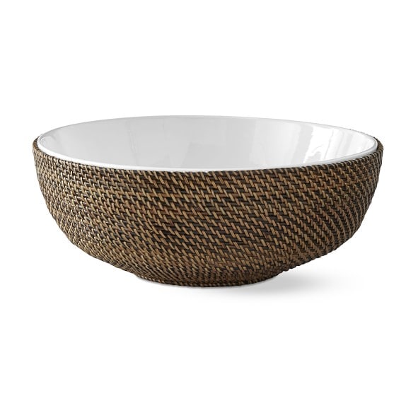 wooden salad bowl by Well Equipped kitchen co 12x7 1 1/2 Thickness