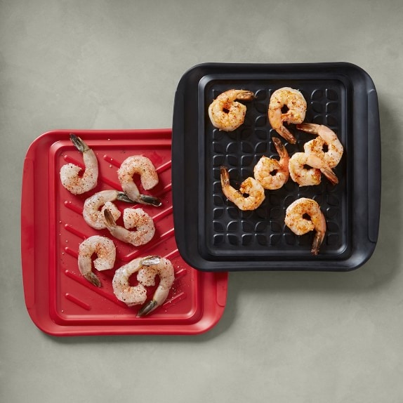 Williams Sonoma 4-Piece Grill Prep Trays & Veggie Trays Set