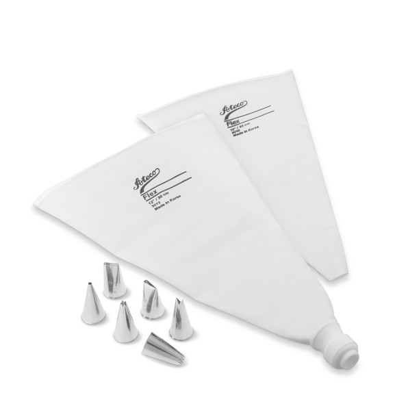  Ateco Pastry Tube Set, Leaf, White: Food Sculpting Tools: Home  & Kitchen