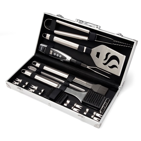 Schmidt Brothers BBQ Carbon 6 4-PIece Grill Tool Set, Stainless Steel on  Food52