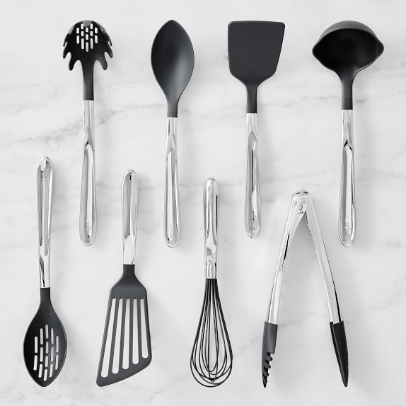 All-Clad Specialty Silicone Kitchen Gadgets 5 Piece Set, Spatulas Kitchen  Tools, Kitchen Hacks Black