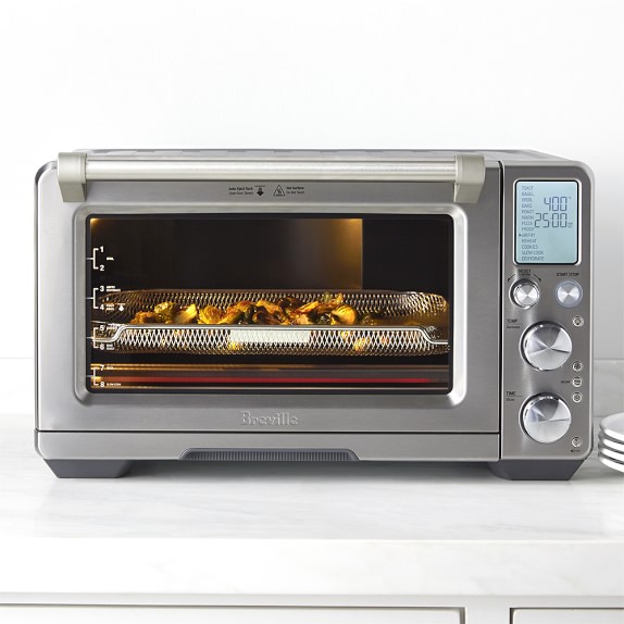 Breville Smart Oven Air Fryer Toaster Oven, Black Truffle, BOV860
