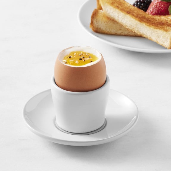 4x Stainless Steel Boiled Egg Cups Stand Rack Eggs Holder Egg