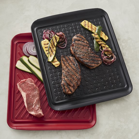 Williams Sonoma Rustic Grill Marinade & Prep Tray Set