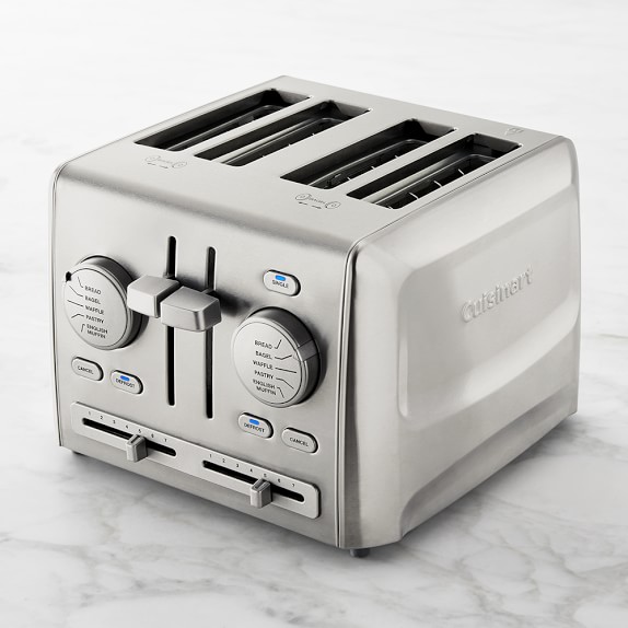 Breville VKT891 Flow 4-Slice Toaster with High-Lift and Wide Slots,  Mushroom Cream 220-240 VOLTS (NOT FOR USA)