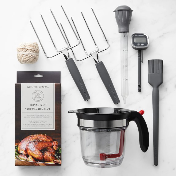 Core Kitchen Wooden 8pc Turkey Prep and Serve Set, Multi-tool Kitchen  Utensil Set, Dishwasher Safe